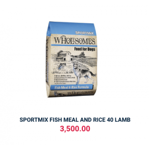 SPORTMIX FISH MEAL AND RICE 40 LAMB